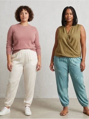 2pc Set “silk” Jogger Set